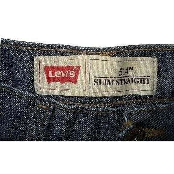 Levis 514 Slim Straight Zip Fly Jeans 16 Reg Size 28 X 28 - Picture 6 of 9